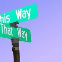 This way that way - confused?