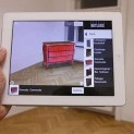 Example pic of a tablet showing augmented reality